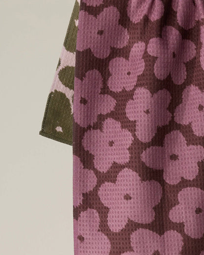 Geometry - Fuzzy Floral Luxe Kitchen Towel