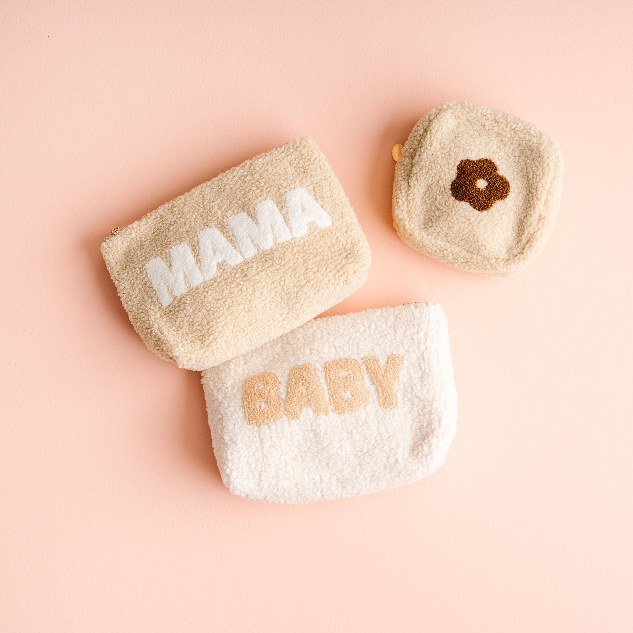 The Darling Effect - Cream Teddy Pouch - Baby