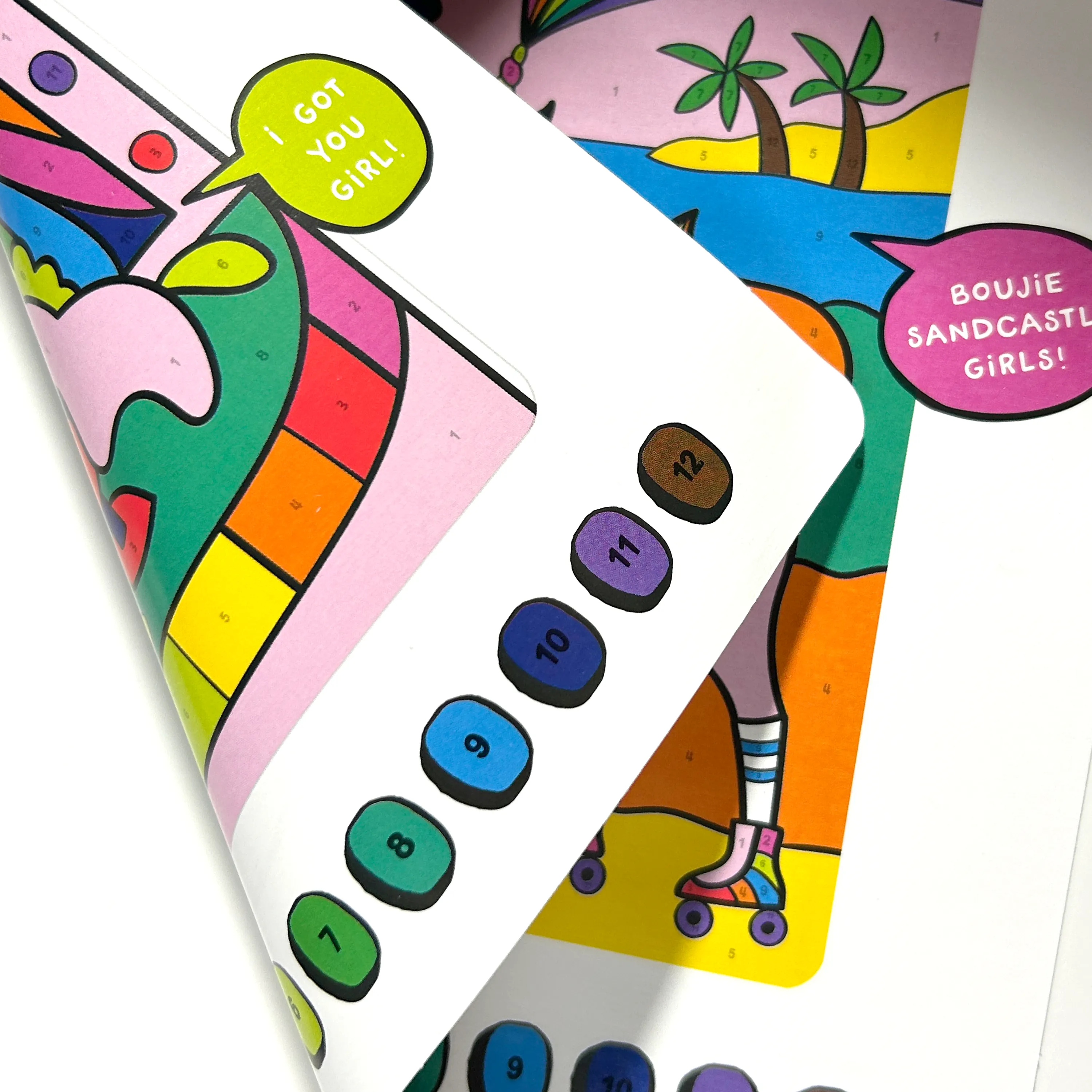 OOLY - Colortopia Paint Marker By Number Kit - Unicorn Funland