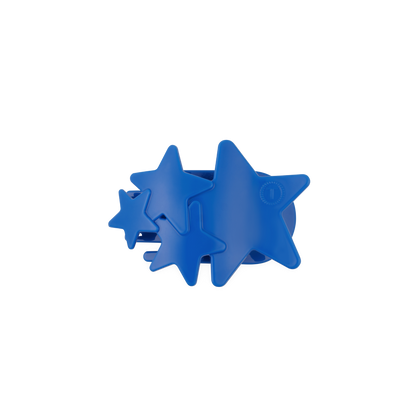TELETIES - Flat Hair Clip | Small | Blue Shooting Star