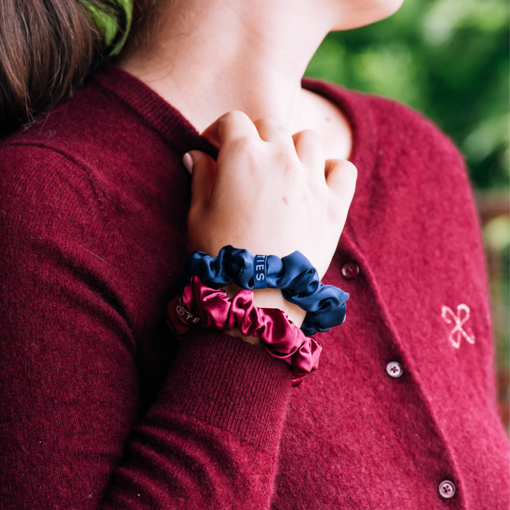 TELETIES - Autumn Assortments Large Silk Scrunchie