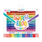 OOLY - Switch-Eroo Sparkle Glittery Color Changing Markers- 12 pc