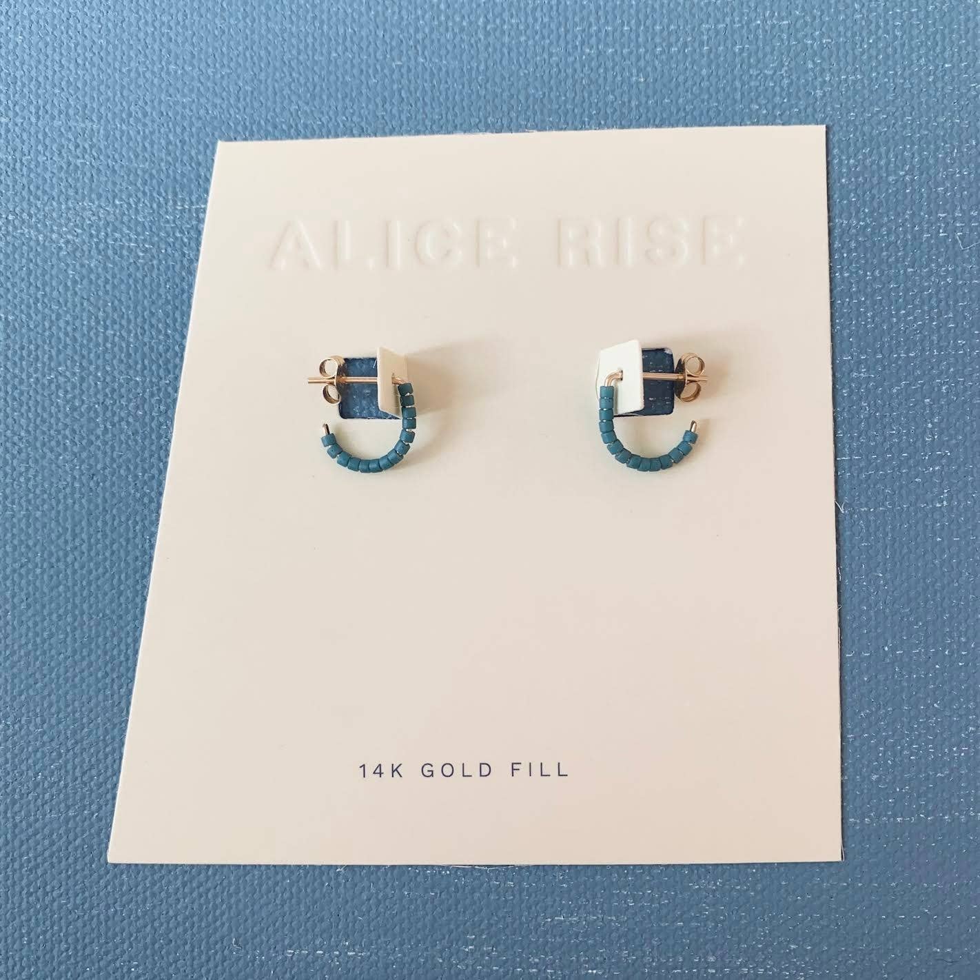 Alice Rise - Tiny Huggie in Bold Marigold