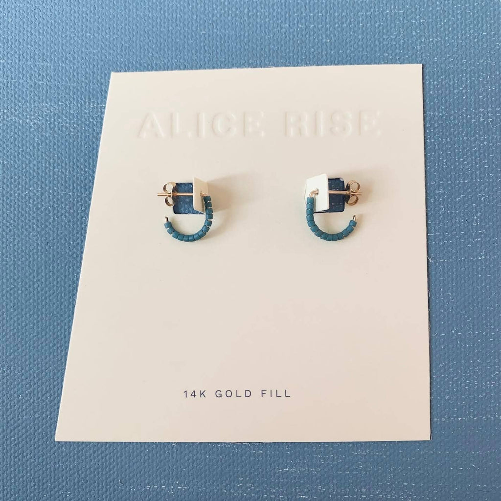 Alice Rise - Tiny Huggie in Flamingo Pink