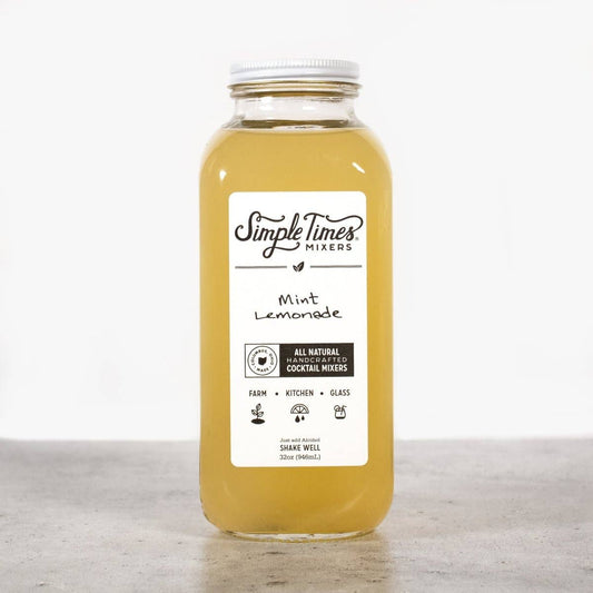 Simple Times Mixers - Mint Lemonade | All Natural Cocktail Mixer