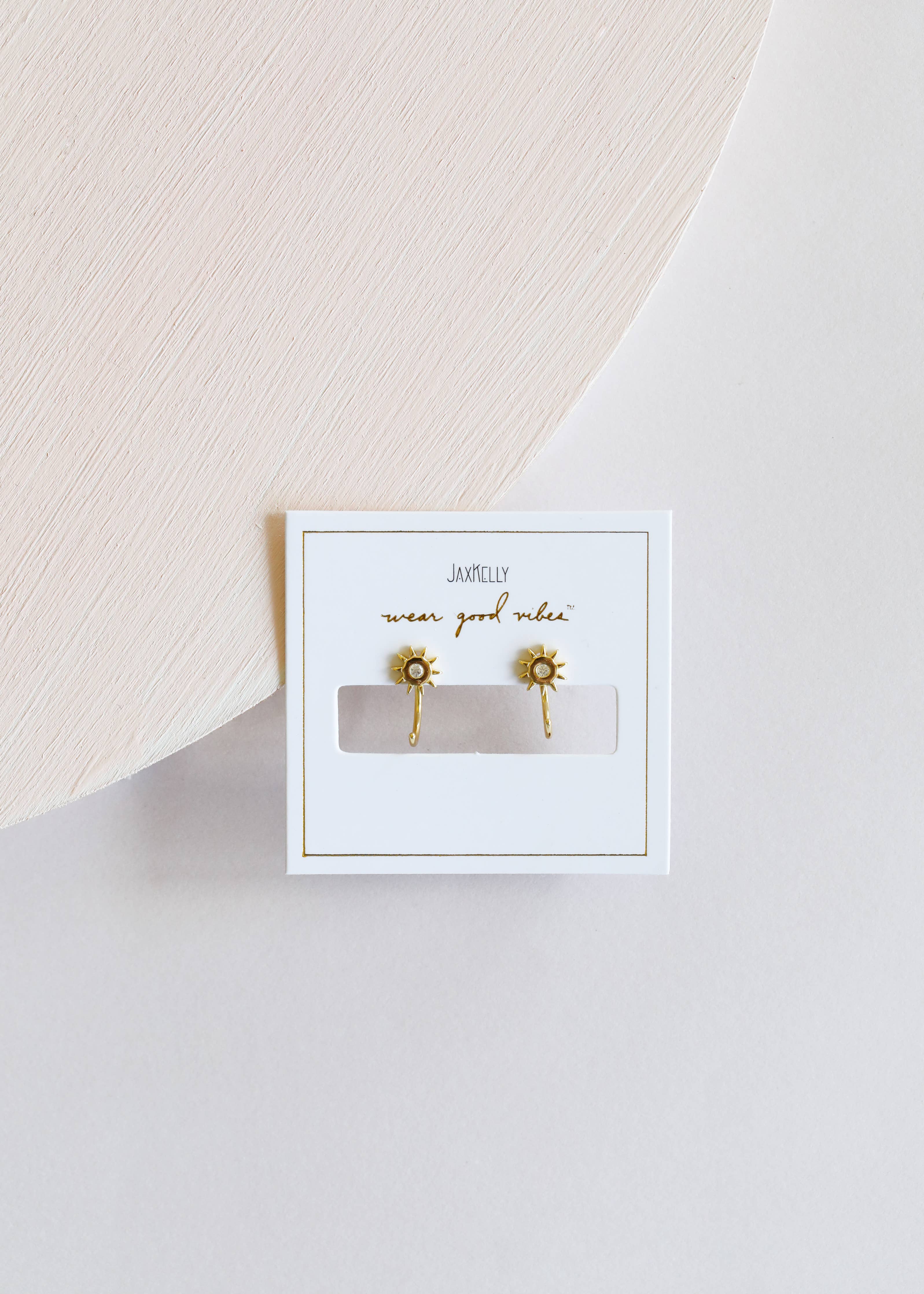 JaxKelly - Icon Huggies - Sun - Earring