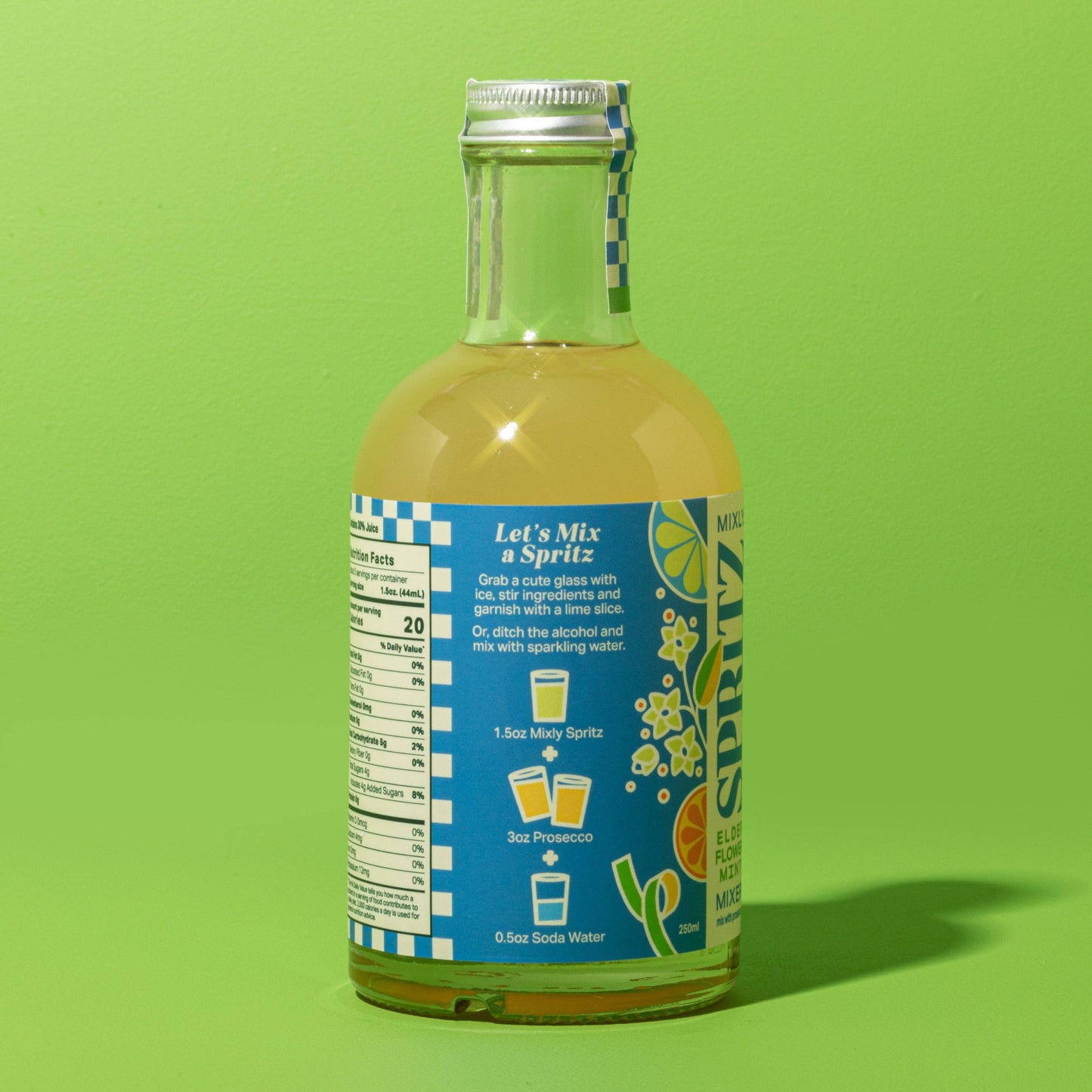 Mixly - Elderflower Mint Spritz Mixer