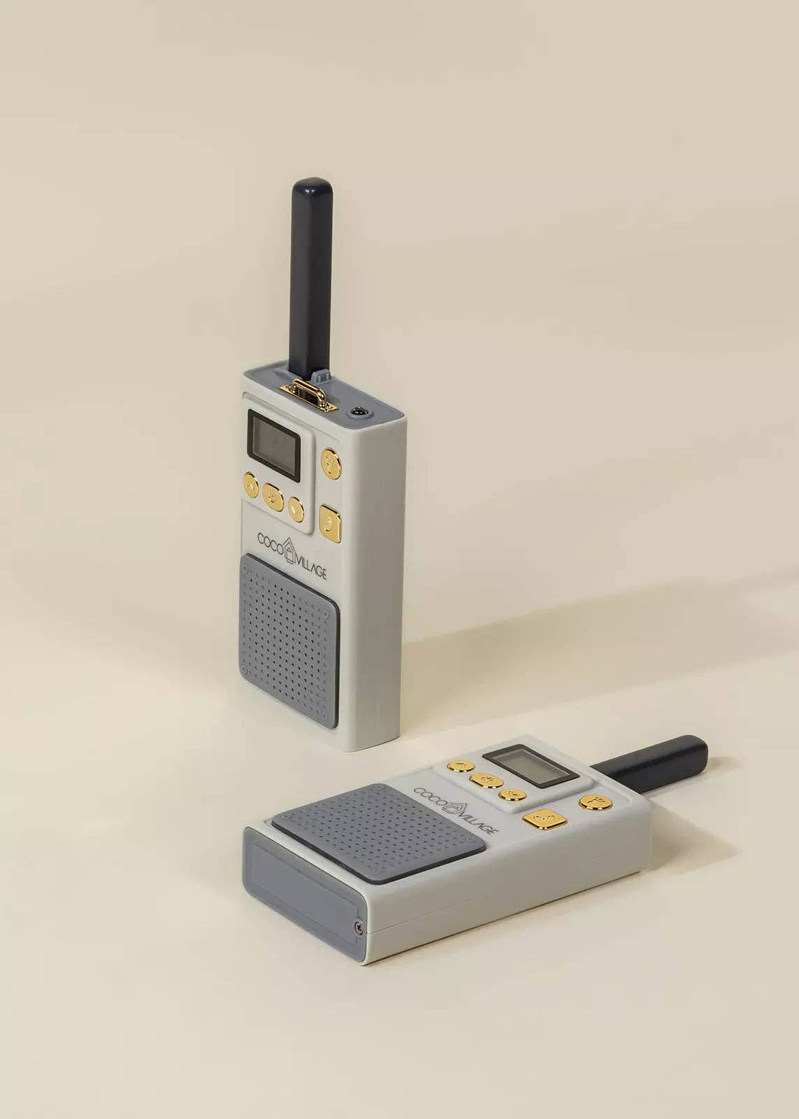 Coco Village - Set of 2 Walkie Talkies -  Beige