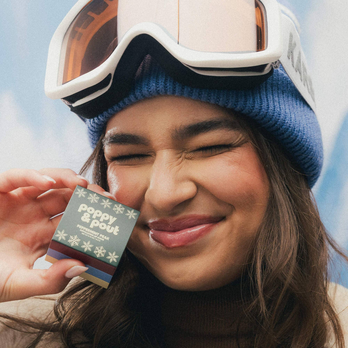 Poppy & Pout - Lip Scrub, Retro Ski, Peppermint Peak, Limited Edition