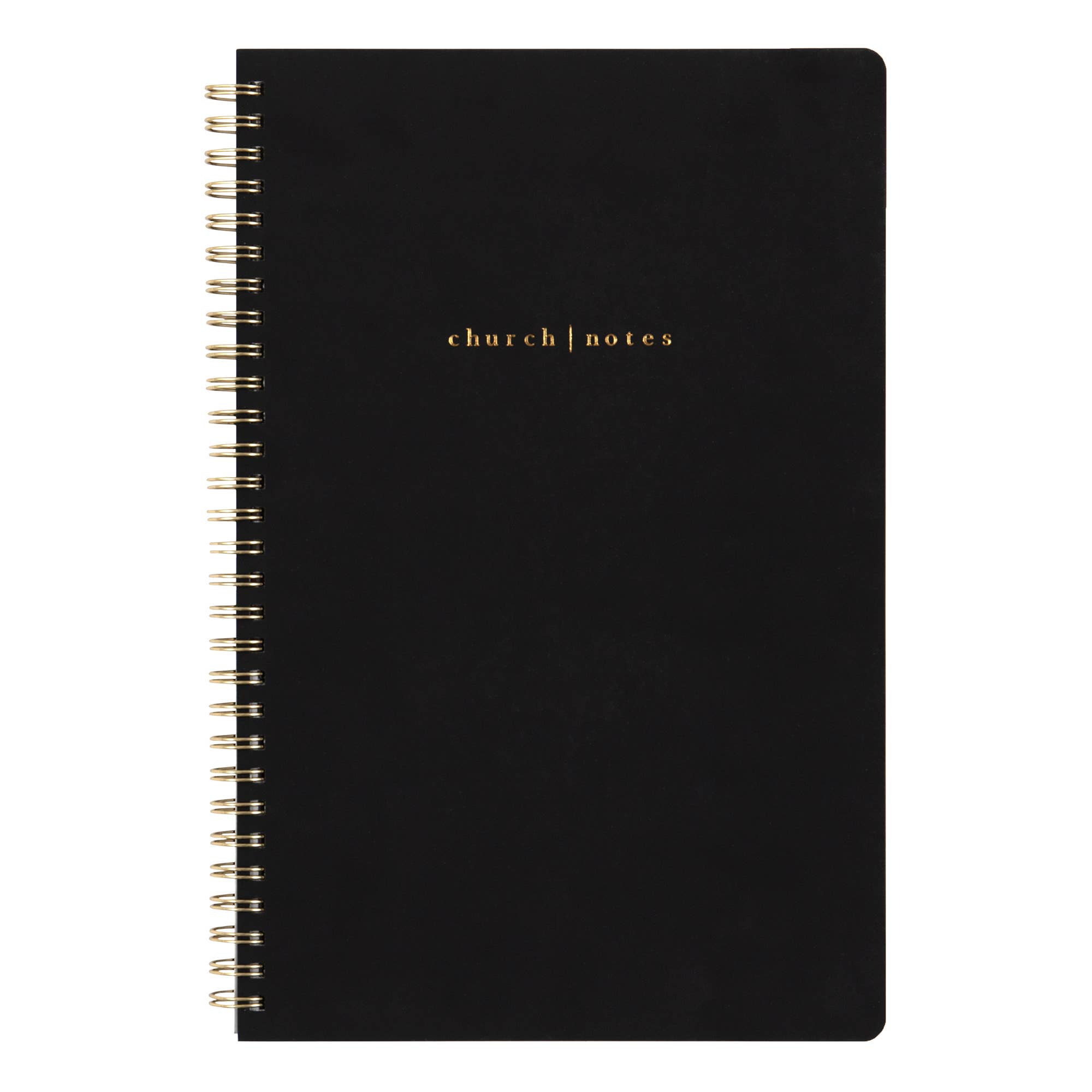 Church Notes Co. - Black Church Notes Bible Reference Notebook with Maps