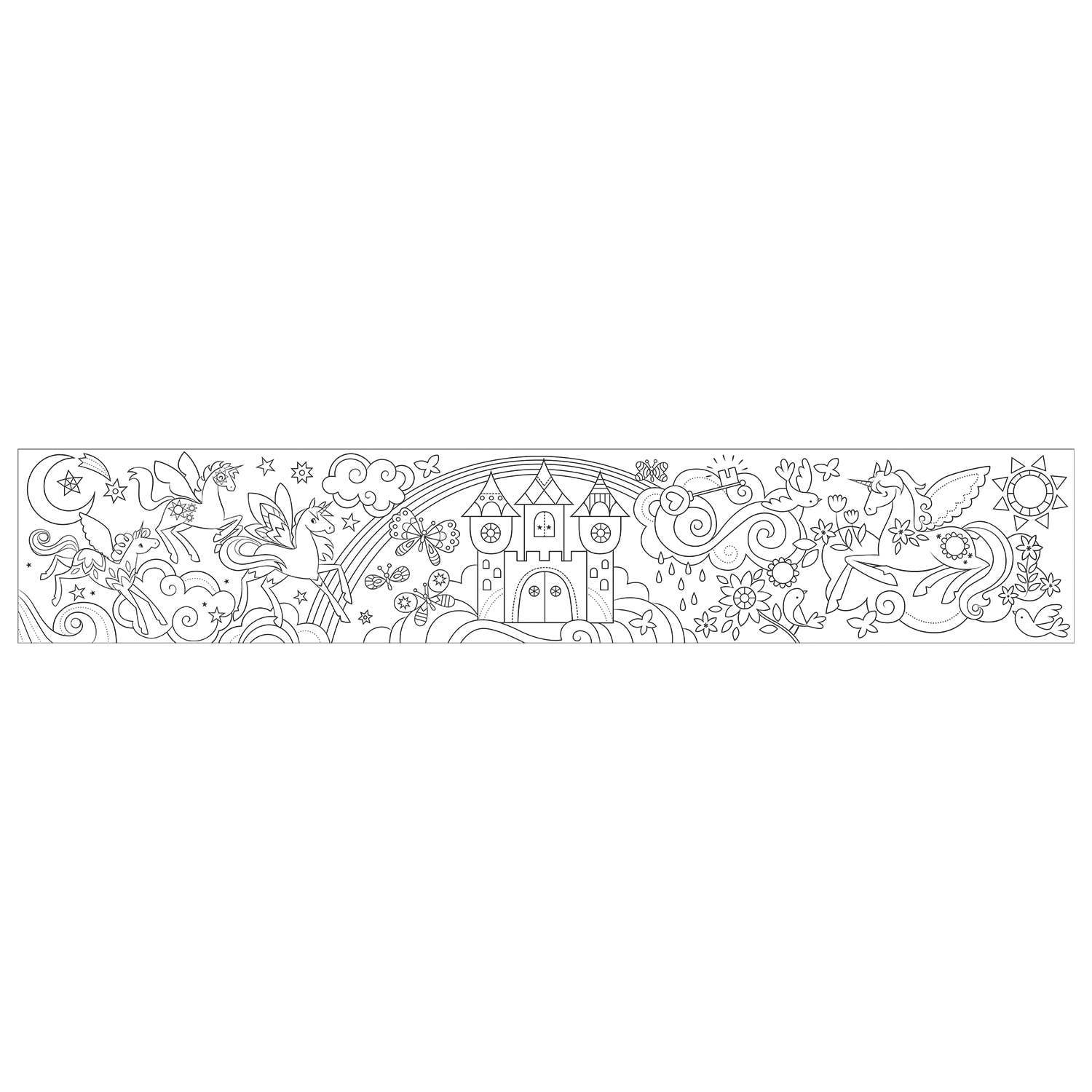 Chronicle Books - Unicorn Magic Mini Coloring Roll