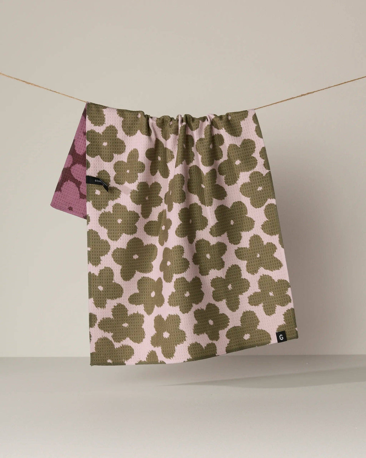 Geometry - Fuzzy Floral Luxe Kitchen Towel