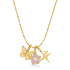 Lucky Feather - Charm Garden - Necklace Chain - Gold