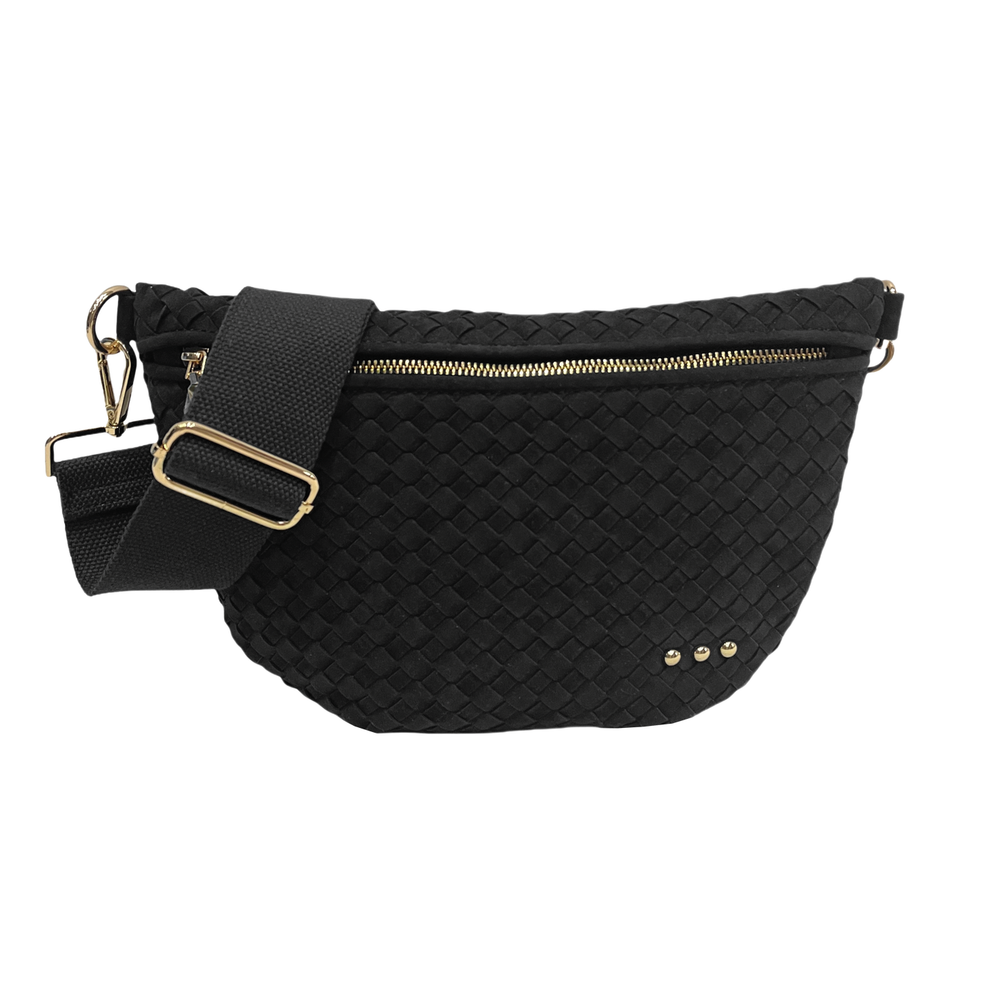 Pretty Simple - Suede Westlyn Woven Bum Bag