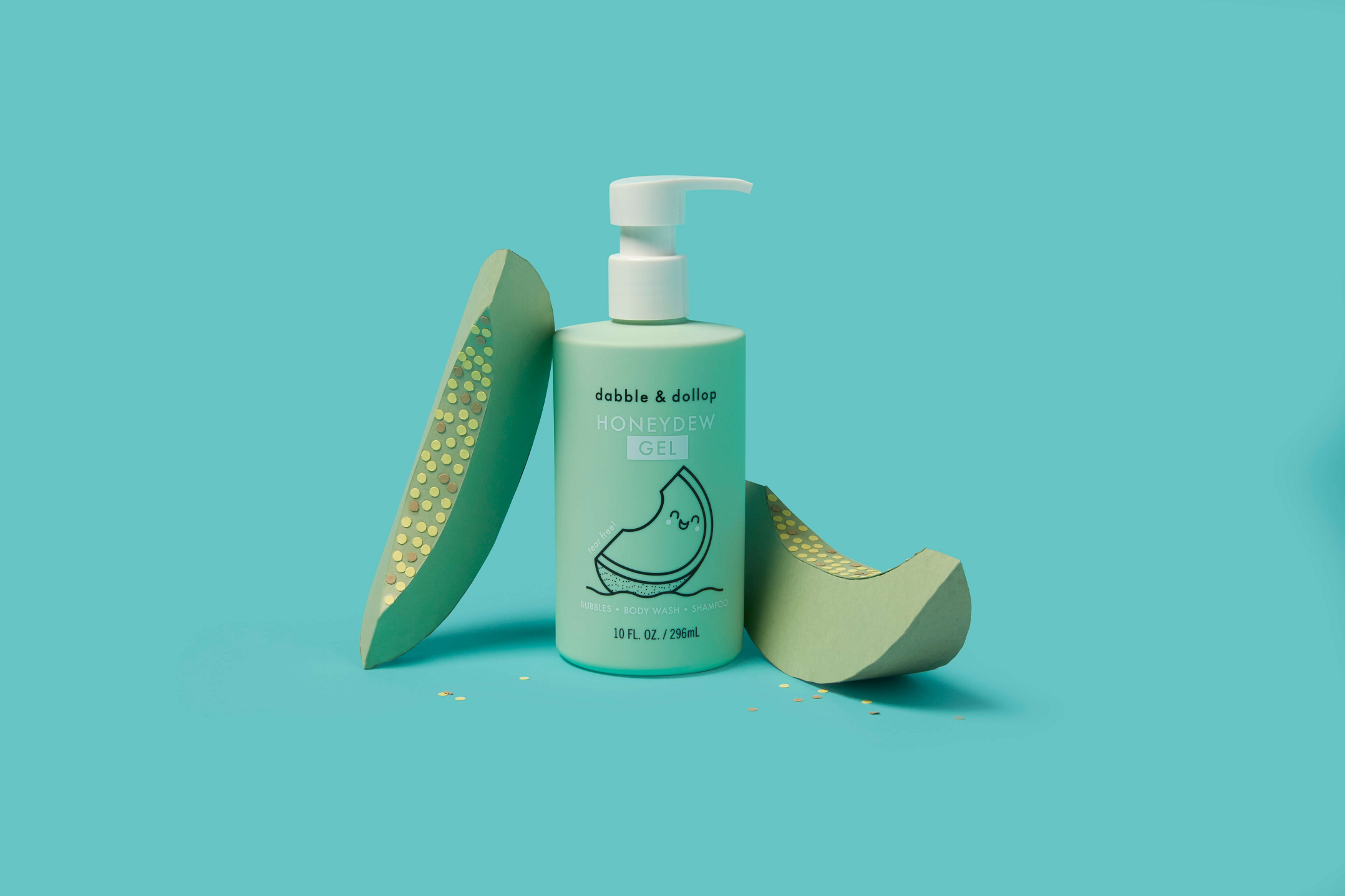 Dabble & Dollop - All-Natural Honeydew Shampoo, Body Wash & Bubbles
