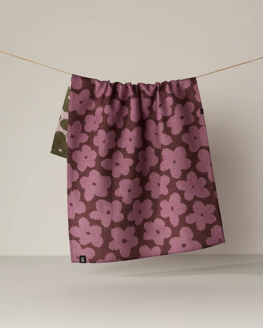 Geometry - Fuzzy Floral Luxe Kitchen Towel