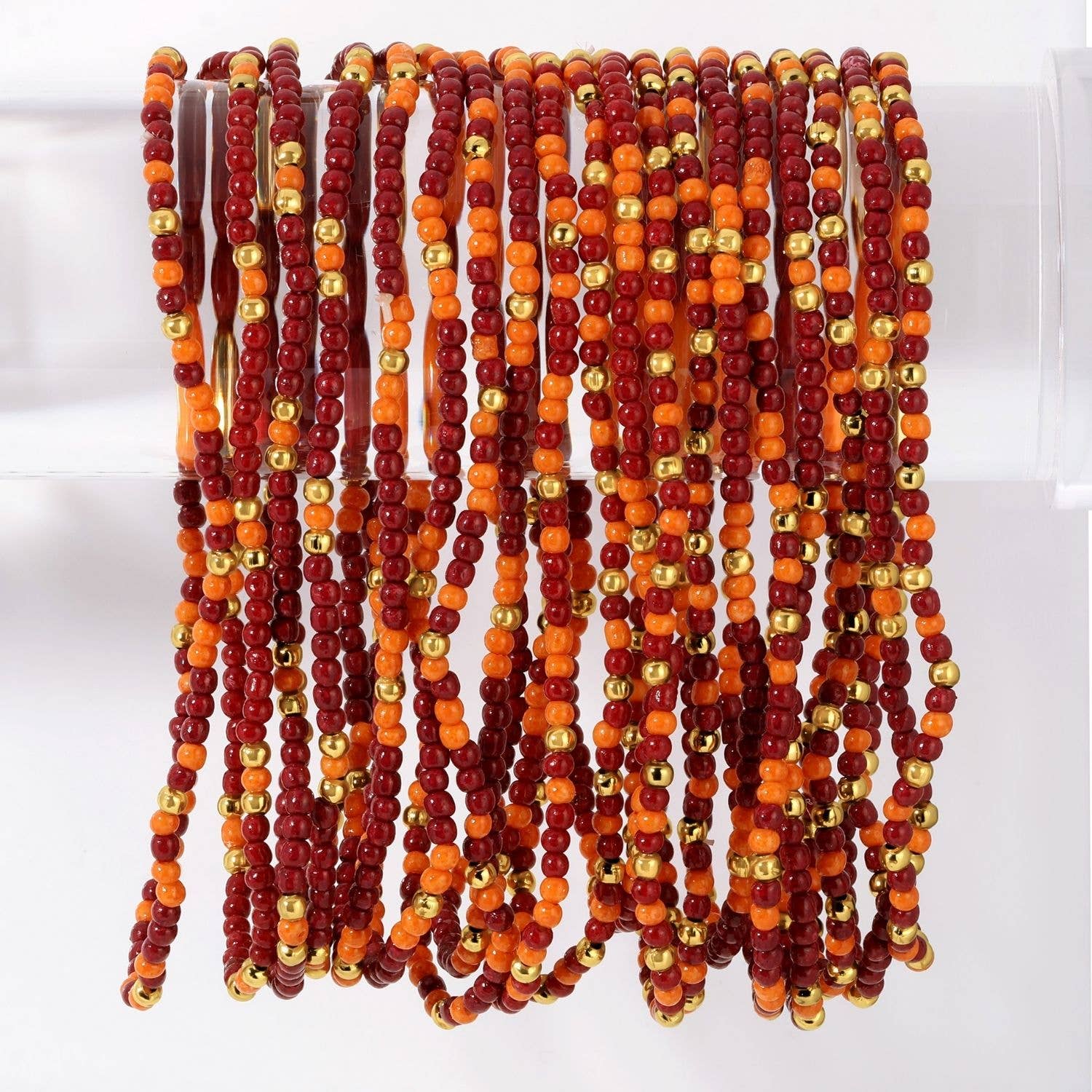 Splendid Iris - Set/4 Stretch Beaded GAME DAY Bracelets