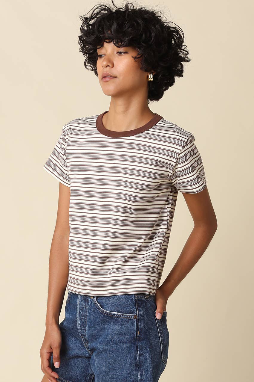 Mila Stripe Baby Tee