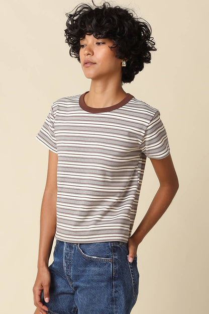 Mila Stripe Baby Tee