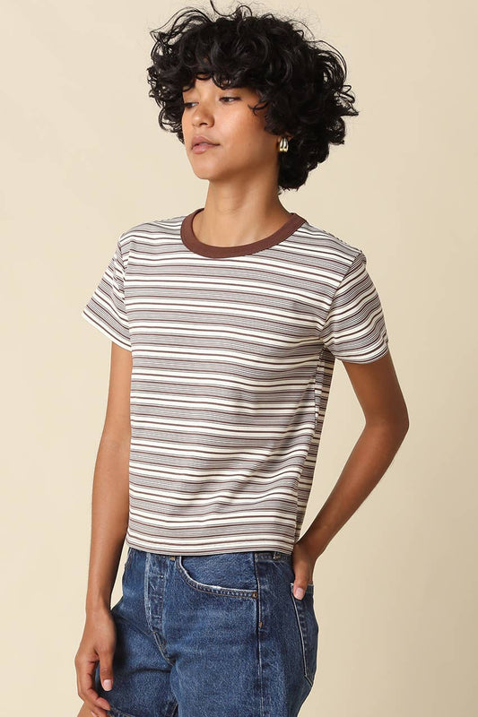 Mila Stripe Baby Tee