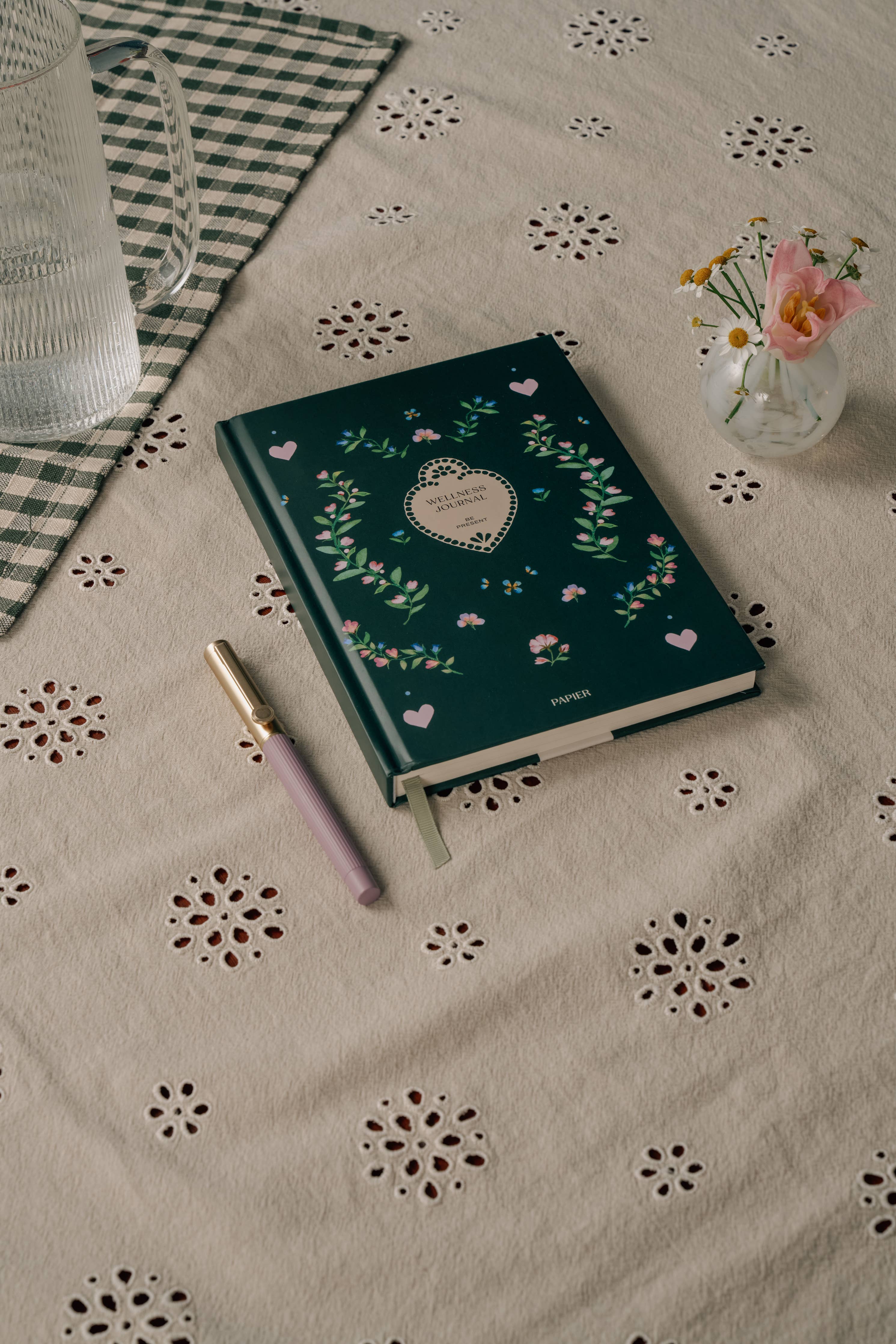 Papier - Pressed Flowers Wellness Journal