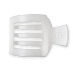 TELETIES - Coconut White Large Flat Square Clip