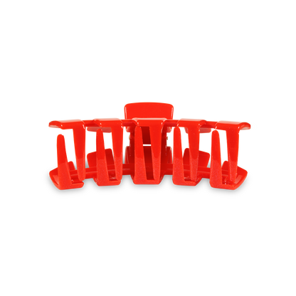 TELETIES - Classic Hair Clip | Small | Rudolph Red