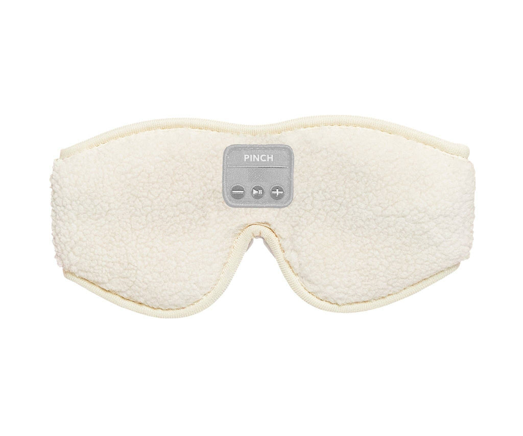 Pinch Provisions - Sherpa Sleep Mask with Built-In Wireless Headphones