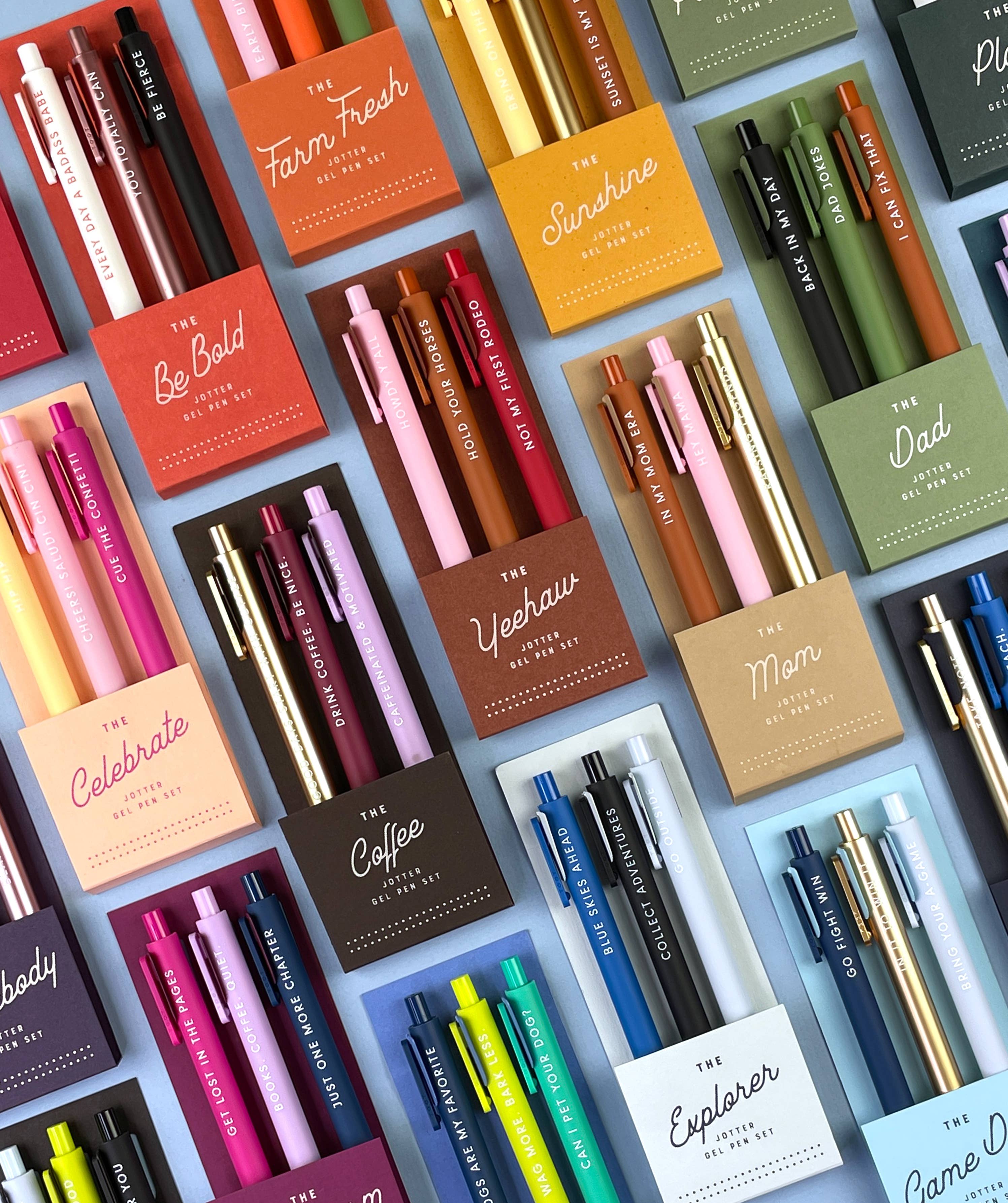 Ruff House Print Shop - Homebody Jotter Gel Pen : Set of 3