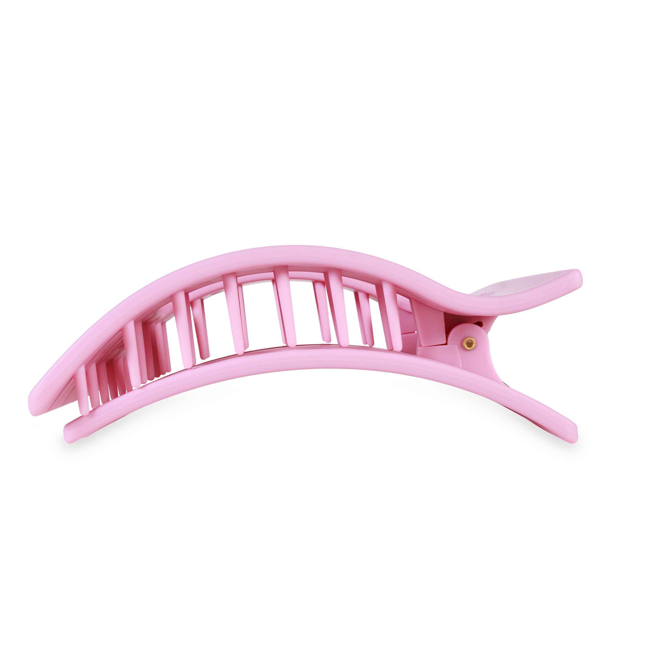 TELETIES - Flat Rectangle Hair Clip | Large | Merry Pinkmas