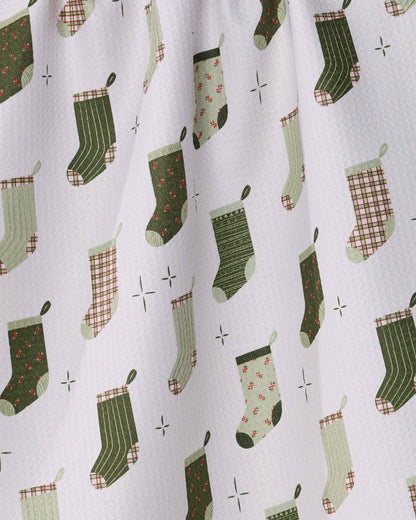 Geometry - Stocking Medley Tea Towel - Holiday 2026