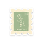 Ruff House Print Shop - Custom City Stamp Sticker - Atlantic, IA