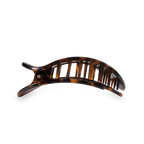 TELETIES - Tortoise Small Flat Round Clip