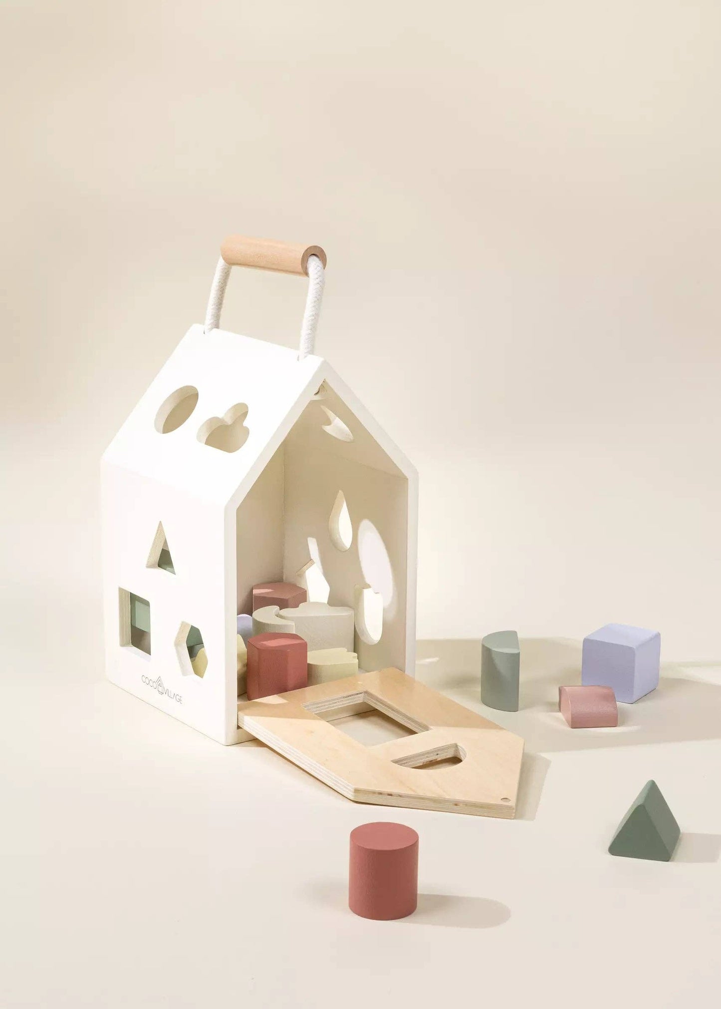 Coco Village - Wooden Shapes Sorting House