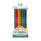 OOLY - Yummy Yummy Fruit Scented Colored Pencils- Set of 12