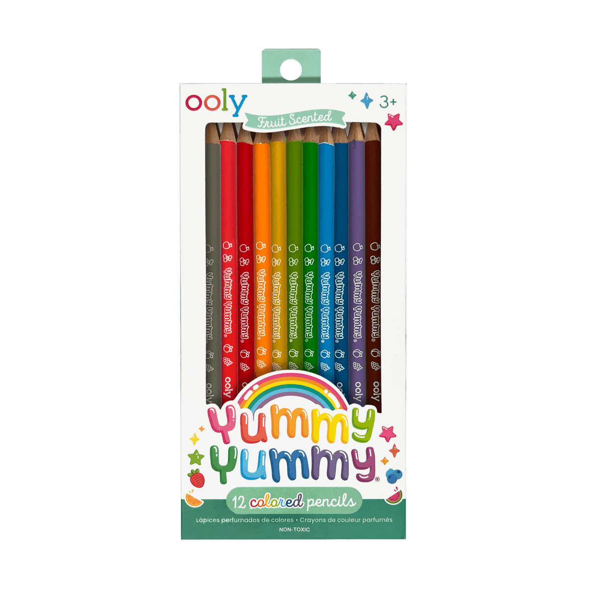 OOLY - Yummy Yummy Fruit Scented Colored Pencils- Set of 12
