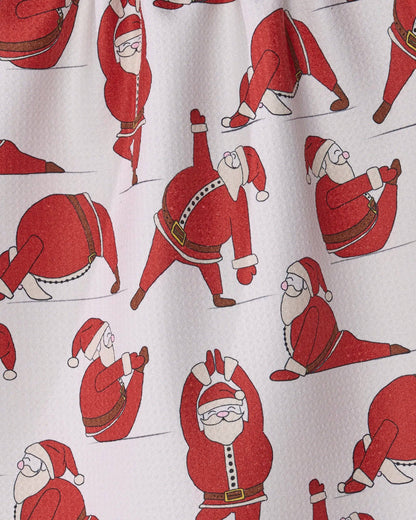 Geometry - Stretchy Santy Tea Towel - Holiday 2026