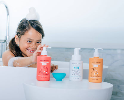 Dabble & Dollop - All-Natural Strawberry Shampoo, Body Wash & Bubbles