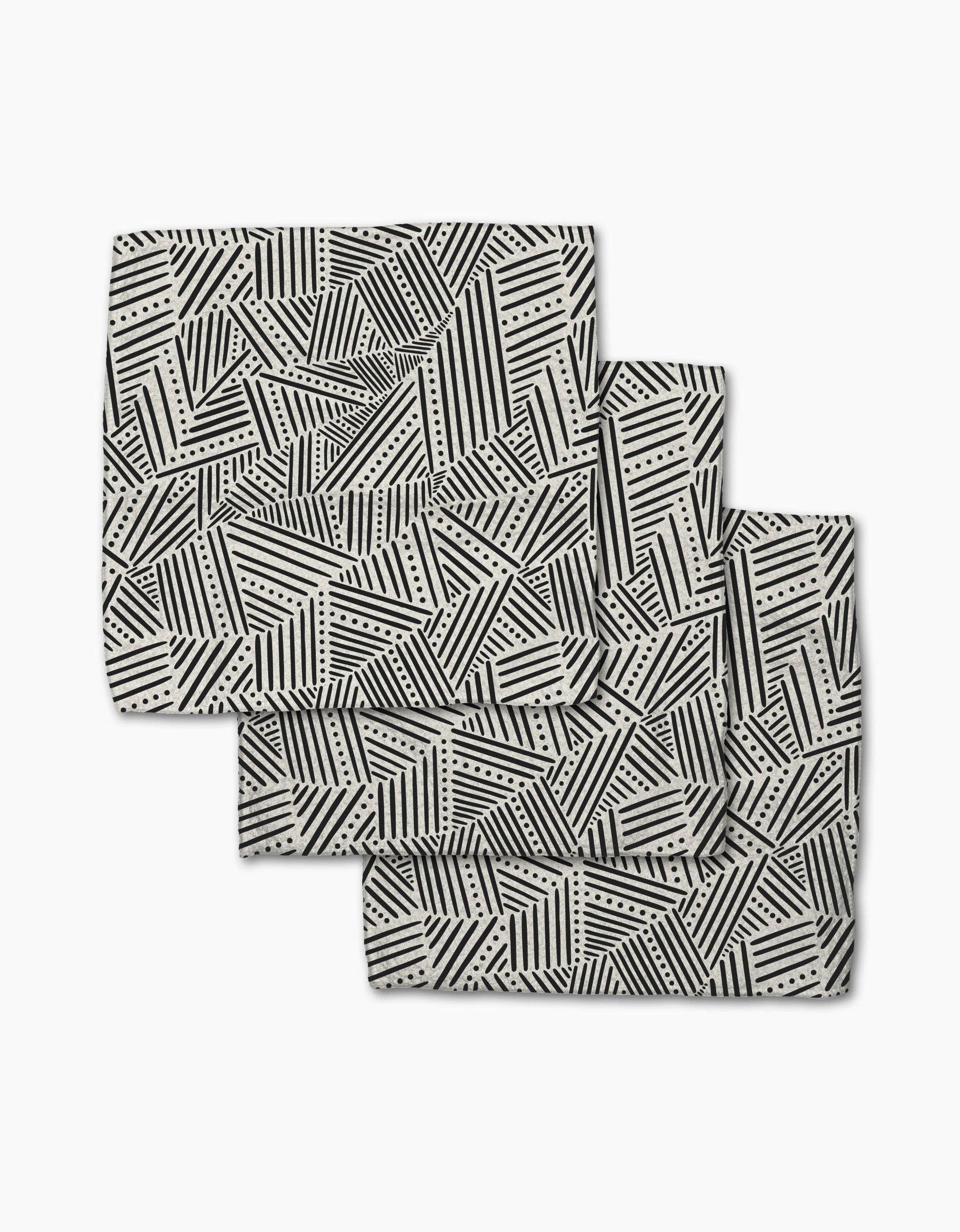 Geometry - Rhythm Current Stripes Dishcloth Set