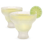 HOST - Glass FREEZE™ Insulated Cooling Margarita Glasses - Set of 2