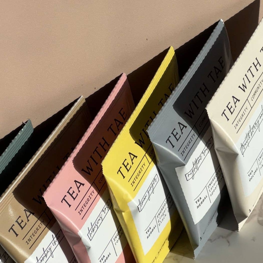 Tea with Tae - Lavender Earl Grey Black Tea - Individually Wrapped Tea Bag