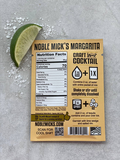 Noble Mick's - Craft Beverage Company - Margarita Single Serve Craft Cocktail