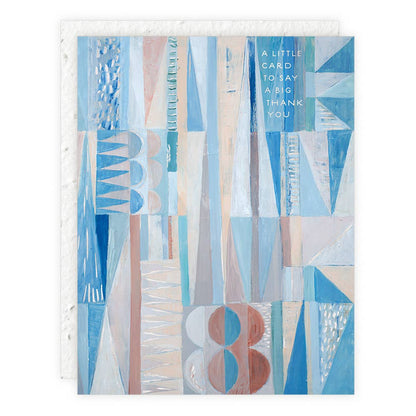 Seedlings - Sea Glass Thank You Card