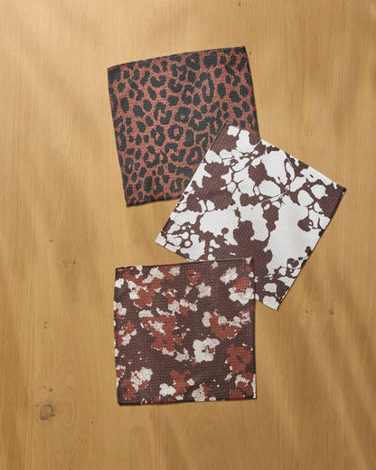 Geometry - Midnight Vine Noir Dishcloth Set