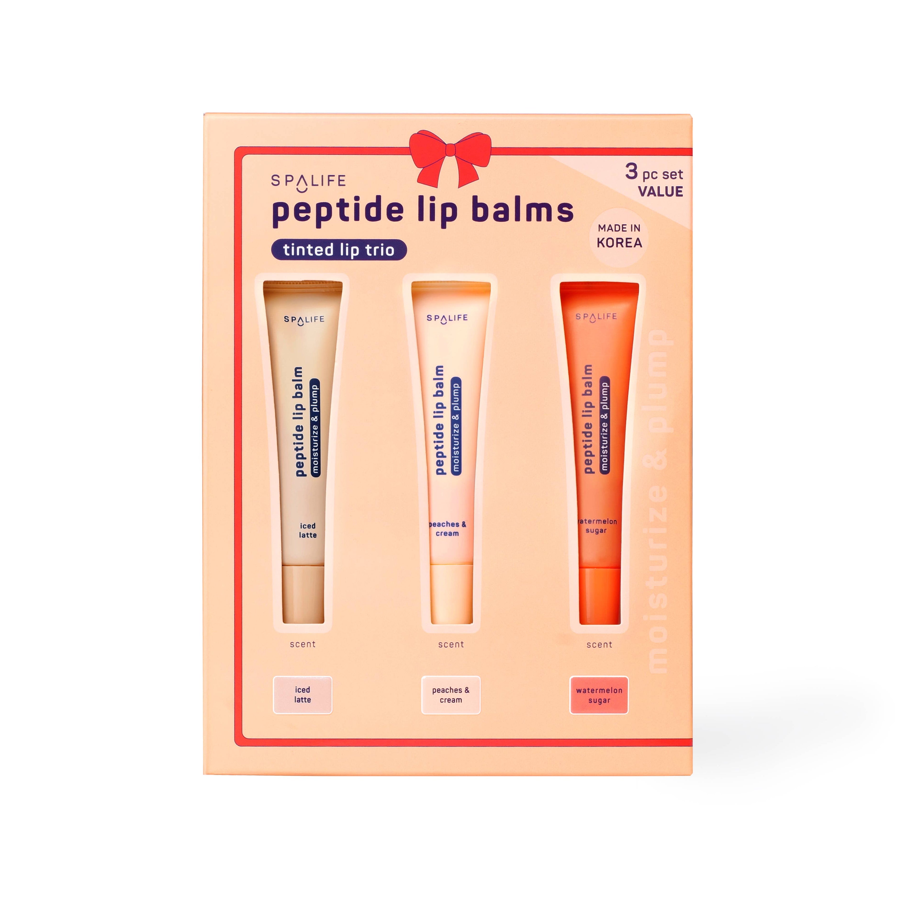My Spa Life - Holiday Peptide Lip Balms Tinted Lip Trio