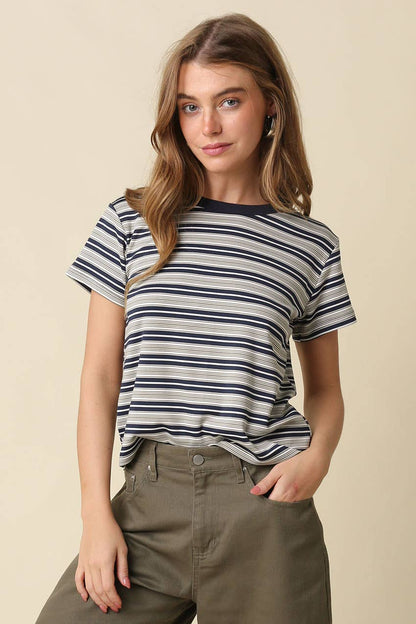 Mila Stripe Baby Tee