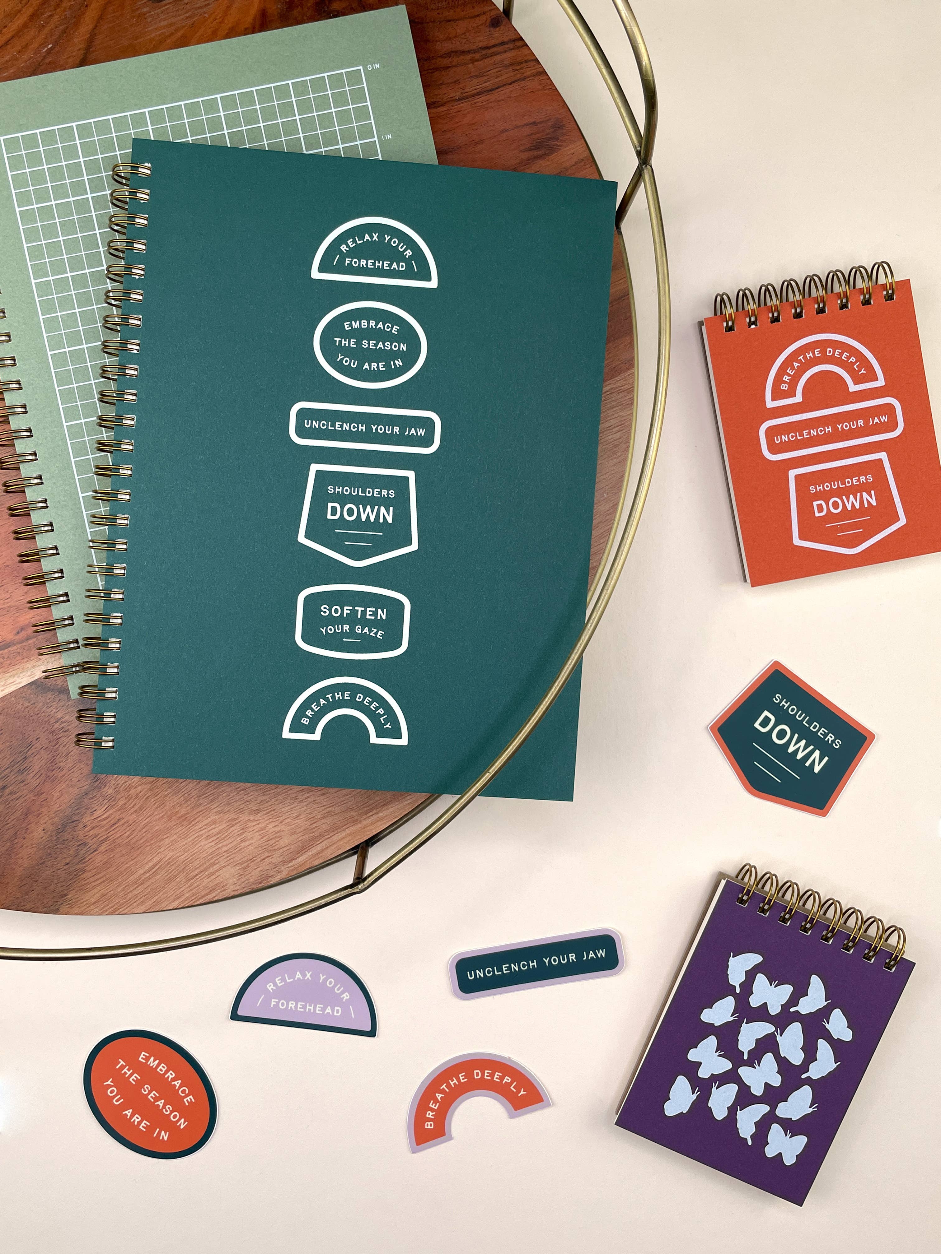 Ruff House Print Shop - Self-Care Jotter Gel Pen: Set of 3