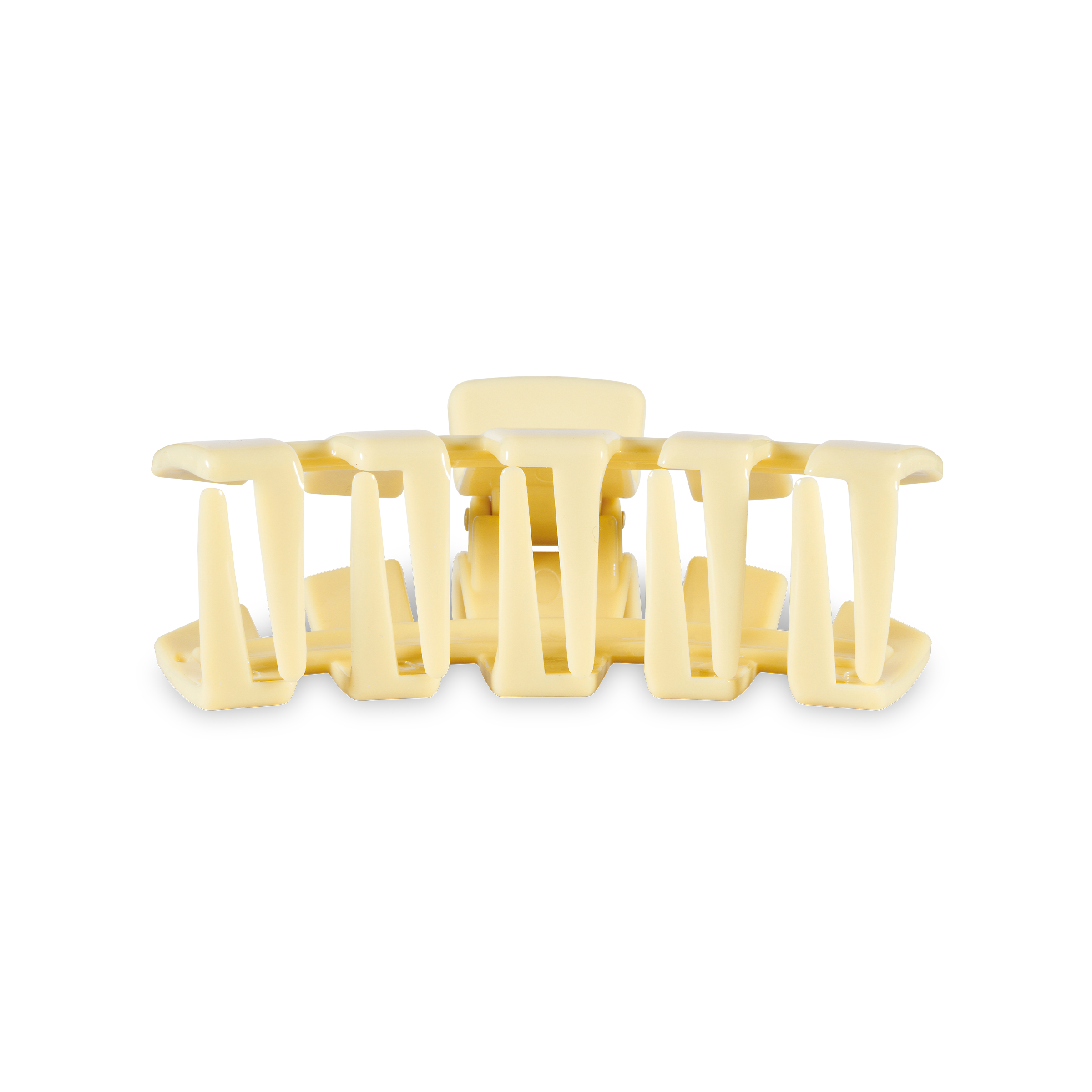 TELETIES - Classic Hair Clip | Medium | Butter Yellow