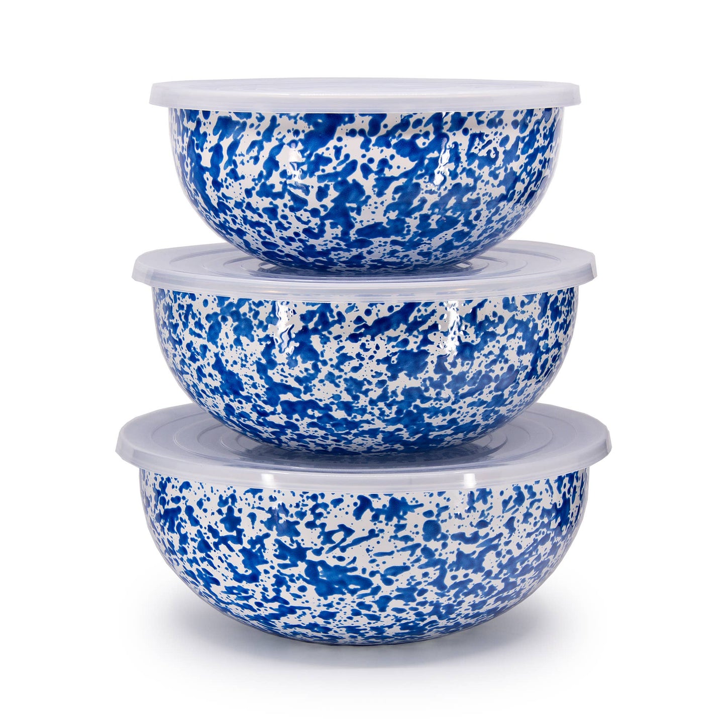 Crow Canyon Home - Splatter Enamelware Covered Multi-Purpose Bowl