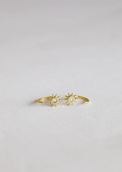 JaxKelly - Icon Huggies - Sun - Earring
